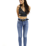 Most Wanted USA - Multi D-Ring Genuine Leather Belt