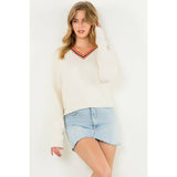 THML - V-Neck Knit Sweater
