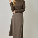Mystree - Essential Wool Blend Midi Skirt