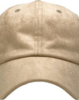 KBETHOS - SUEDE BASEBALL CAP Taupe