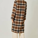 *preorder* Mystree Plaid Long Coat