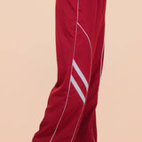 VERY J -Wide Leg Track Pants W/ Piping Detail