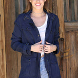 ANGIE -ASIS TENCEL UTILITY JACKET