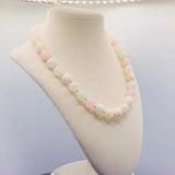 Zhanna Jewelry, Various Genuine Gemstones Necklace (larger bead)