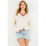 THML - V-Neck Knit Sweater