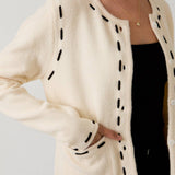 Sunday Edition by LE LIS - Button up Stitch Sweater Cardigan