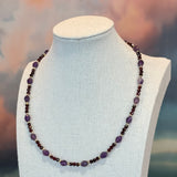 Amethyst and Garnet Necklace, Zhanna Jewelry