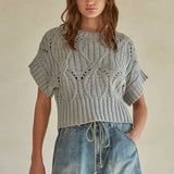 By Together CALI CROCHET TOP