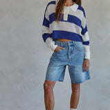 By Together | Knit Sweater Cotton Acrylic Collar Neck Top
