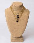 Swara Jewelry LLC - Dainty Gemstone Necklace