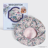 KITSCH - Bridgerton x Kitsch Satin-Lined Flexi Shower Cap in Wisteria
