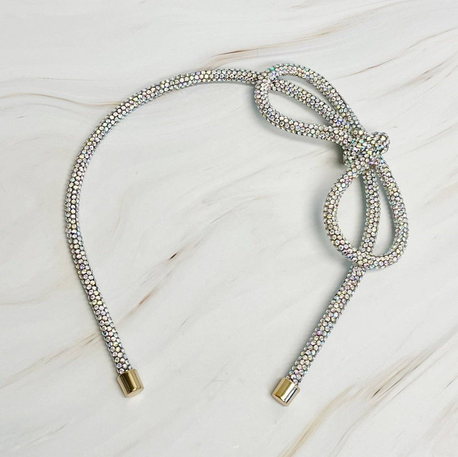 Ellison+Young - Bling Tube Bow Headband