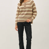 Be Cool - Henley Knit Sweater