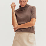Crescent - Molly Wool Blend Skater Skirt