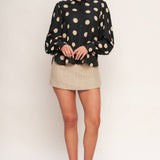 Printed Woven Top, FLYING TOMATO