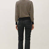 Be Cool - CLASSIC STRIPE CROPPED SWEATER