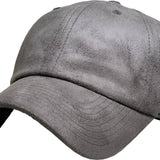 KBETHOS - SUEDE BASEBALL CAP Taupe
