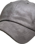 KBETHOS - SUEDE BASEBALL CAP Taupe