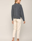 FATE - PEARL TRIM ROUND NECK SWEATER