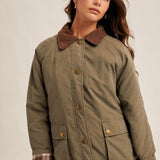 Flannel Lined Barn Jacket, By Hem and Thread