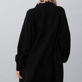Open Cardigan Sweater in Black, Hashttag