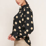 Printed Woven Top, FLYING TOMATO