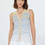 Current Air - Chevron Stripe Knit Vest
