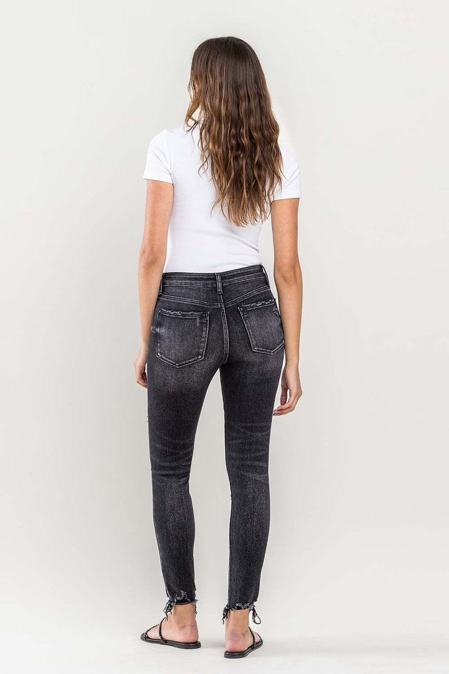 Lovervet Raw Hem Cropped Skinny Jeans (online only)