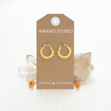 Amano Studio - Sunburst Hoop Earrings
