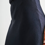 CRINKLED SATIN SKIRT