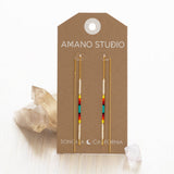 Amano Studio - Miyuki Seed Bead Threader Earrings