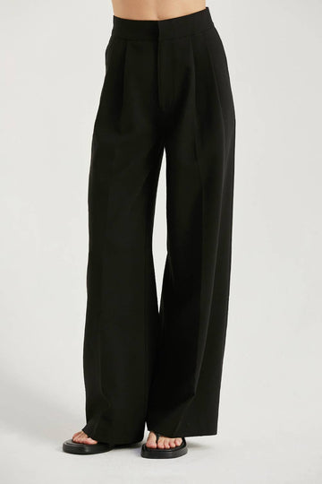 Crescent - Shiloh Straight Leg Pleated Trousers