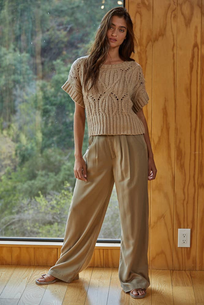 By Together CALI CROCHET TOP