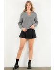 THML - Collared Knit Sweater