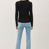 Be Cool - Modal Classic Ribbed Longsleeve Henley Basic Top