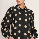 Printed Woven Top, FLYING TOMATO