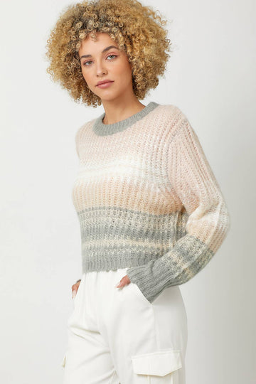 Mystree Color Gradation Sweater