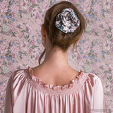 KITSCH - Bridgerton x Kitsch Satin Rosette Medium Flat Cloud Clip in Wisteria