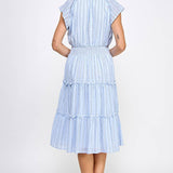 FUN2FUN - STRIPE  MIDI DRESS