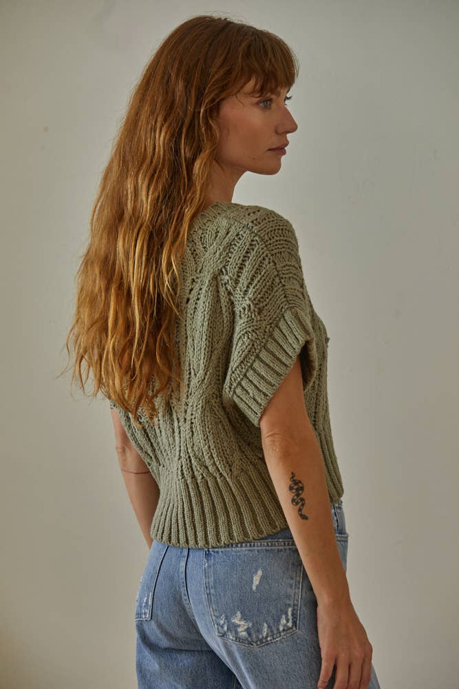 By Together CALI CROCHET TOP