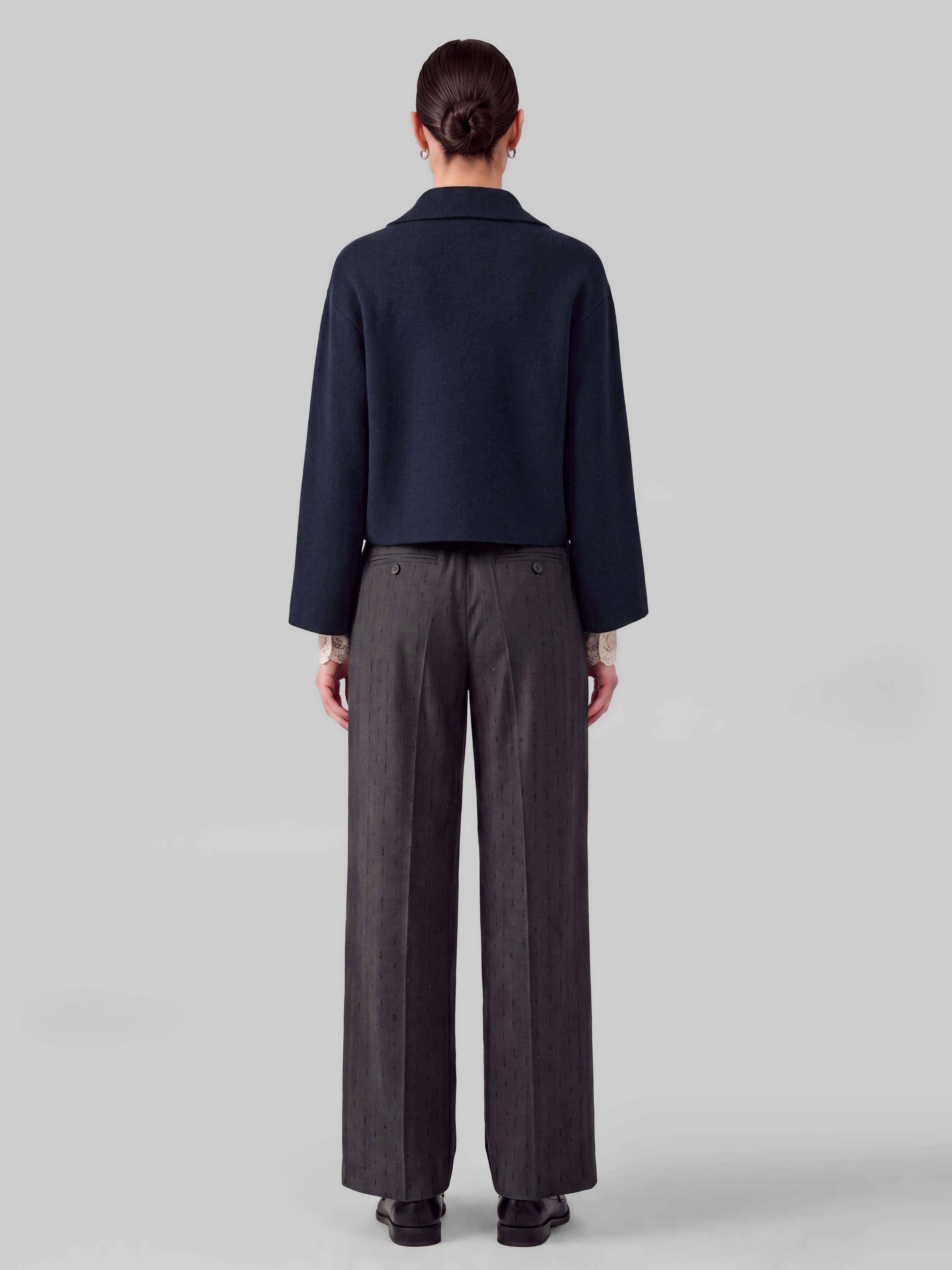 Current Air - Floral beaded Sweater Jacket