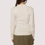 Lost + Wander - Elena Mock Neck Top Ivory