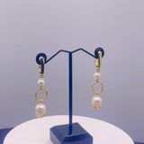 Zhanna Jewelry, Multi Pearl Drop Earrings