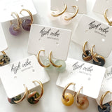 High Vibe Sentiments - Ear Candy Hoops