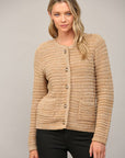 FATE - TEXTURED KNIT CARDIGAN