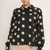 Printed Woven Top, FLYING TOMATO