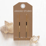 Amano Studio - Miyuki Seed Bead Threader Earrings