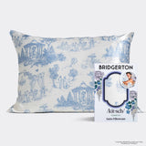 KITSCH - Bridgerton x Kitsch Satin Pillowcase in Garden Toile