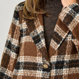 *preorder* Mystree Plaid Long Coat