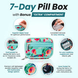 MADE EASY KIT - Made Easy Kit Pill Case - Weekly 7-Day Medicine Organizer